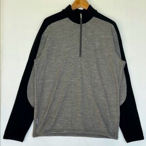 NOS Icebreaker Sport 320 Long Sleeve Half Zip Merino Wool Mid Layer Sweater Top